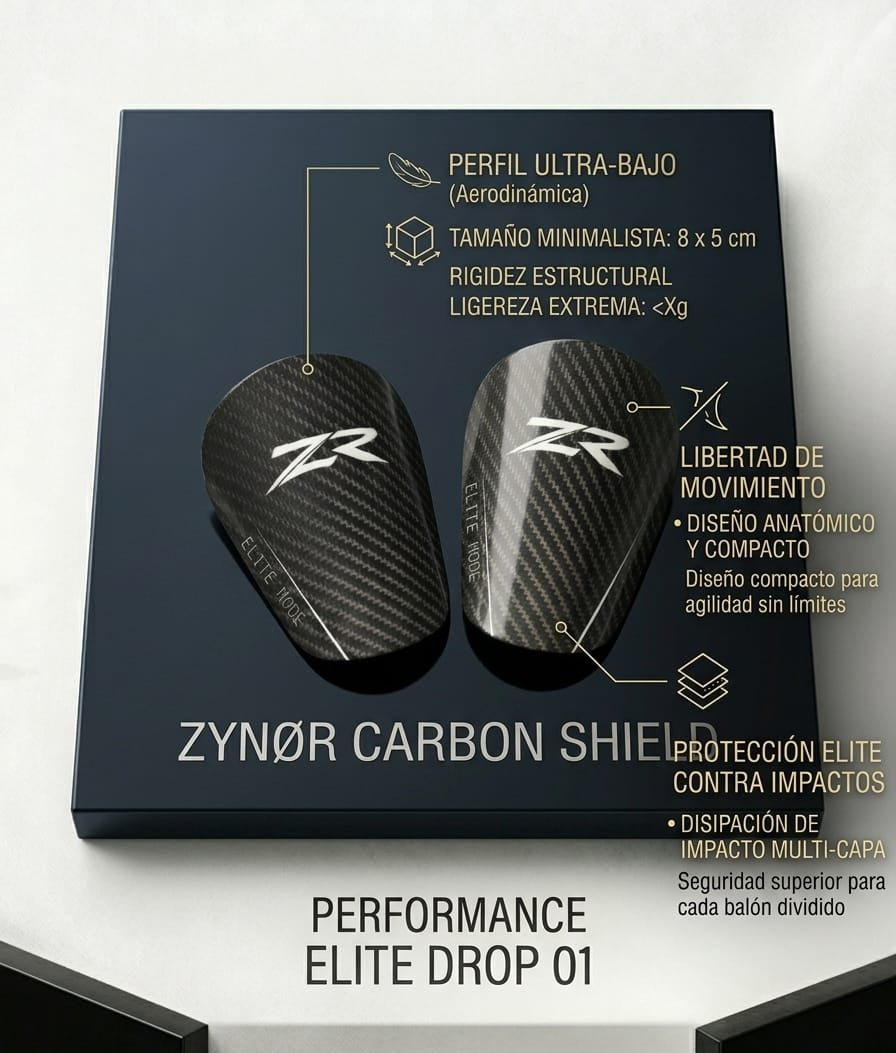 Mini canilleras ZR - carbono elite